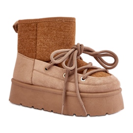 Botas de nieve Modelo HY868-63 Marrón