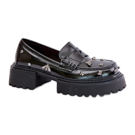 Zapatos Modelo Da MR880-103 Laca Negra negro