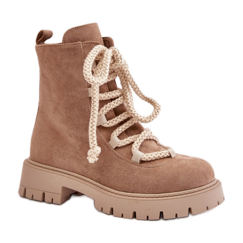 Botas Modelo NS539P Beige Botas Modelo NS539P Beige