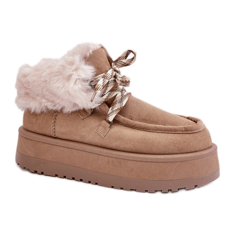 Botas de nieve Modelo C3016 Beige Oscuro Botas de nieve Modelo C3016 Beige Oscuro