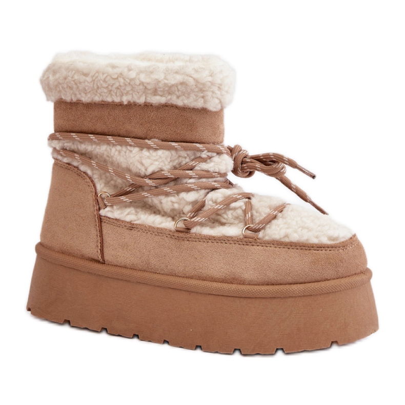 Botas de nieve Modelo HY867-63 Beige
