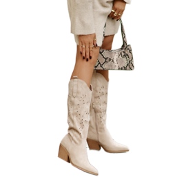 Botas Modelo DA113P Beige Claro