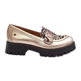 Maciejka 06195-25 Zapatos dorados amarillo