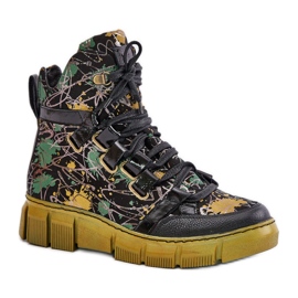 Maciejka 06158-07 Botines Amarillo/Negro