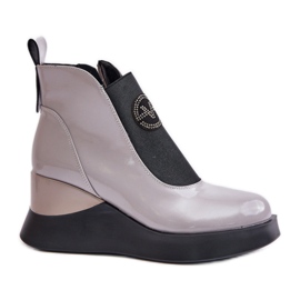 Vinceza 66703 Botas Barniz Gris Vinceza 66703 Botas Barniz Gris