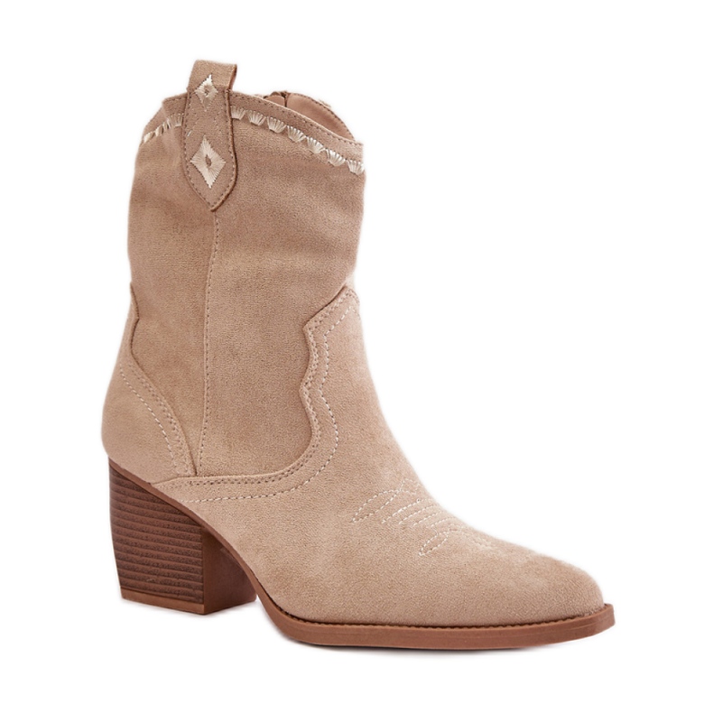 Botas Modelo CHC359 Beige Claro Botas Modelo CHC359 Beige Claro
