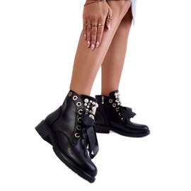 Botas Modelo C-7221 Piel Negra negro