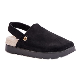 Pantuflas Modelo 100-418 Negro