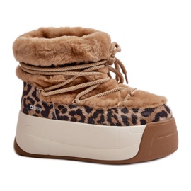 Botas de nieve Big Star OO274A208 Marrón/Leopardo