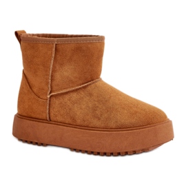 Botas de nieve Modelo 24BT26-7408 Camel marrón