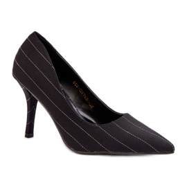 Stilettos Modelo SQC-124 Negro