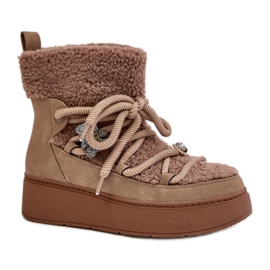 Botas de nieve Modelo UK180P Marrón