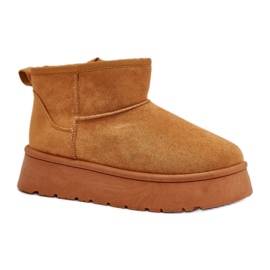 Botas de nieve Modelo 24BT26-7368 Camel marrón