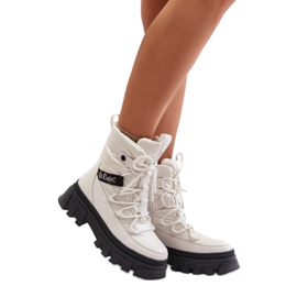 Lee Cooper LCJ-24-47-3142 Botas de nieve blancas blanco