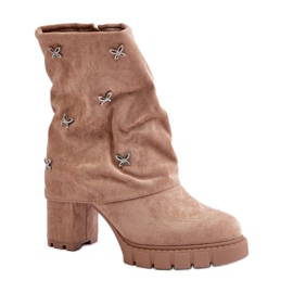 Botas Modelo 168-581 Beige