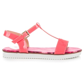 Vices Sandalias Lacadas Con Hebilla rosa