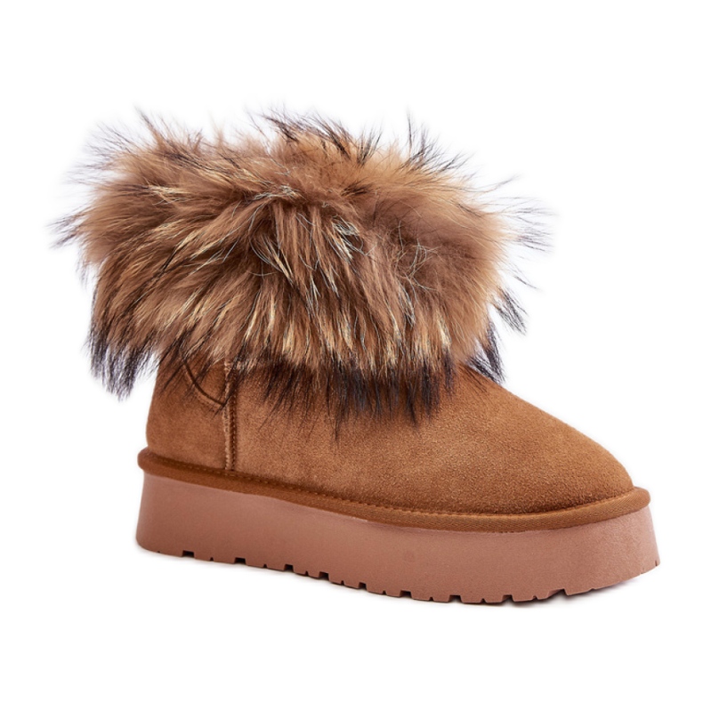 Botas de nieve Modelo W5893 Camel marrón