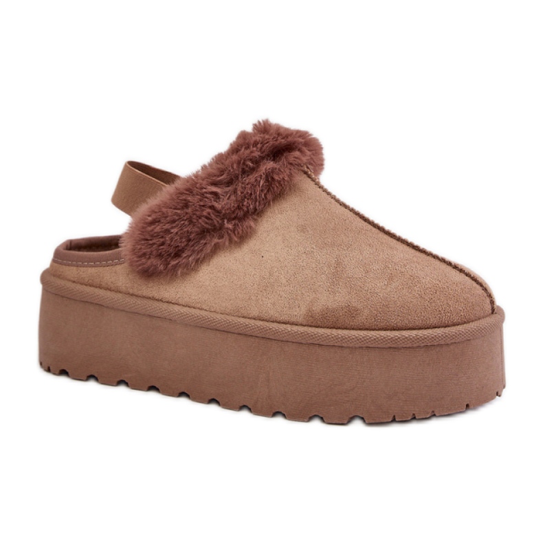 Pantuflas Modelo 24890 Beige Oscuro