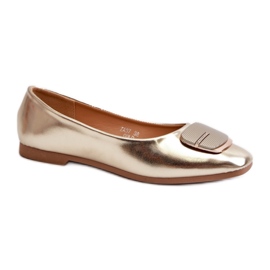 Bailarinas Modelo ZA37 Dorado amarillo
