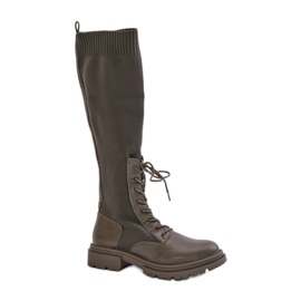 Botas Modelo 68129 Verde Oscuro