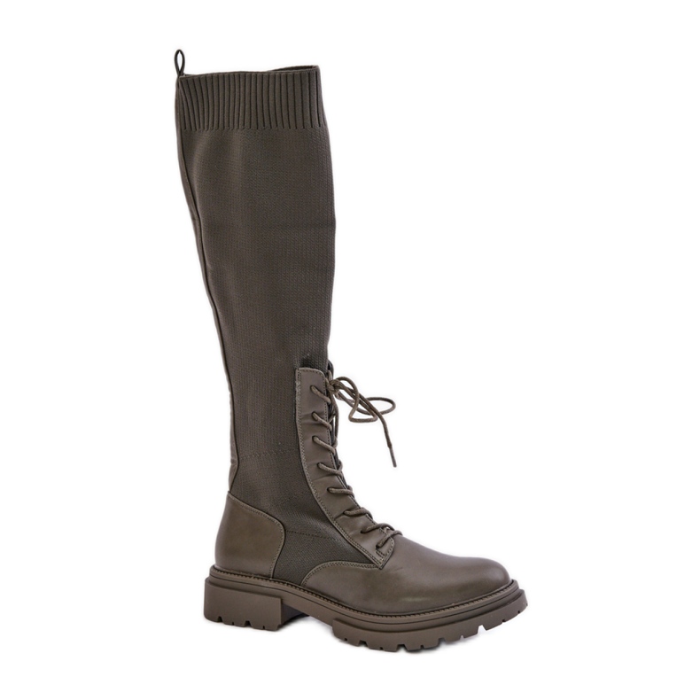 Botas Modelo 68129 Verde Oscuro