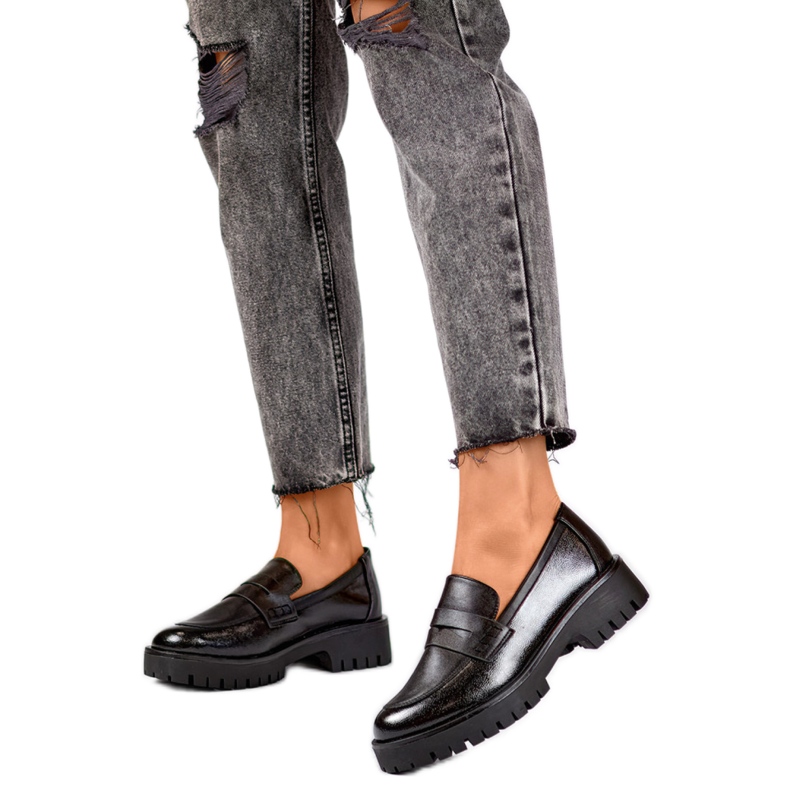 Mocasines Modelo XR-374B Negro Mocasines Modelo XR-374B Negro