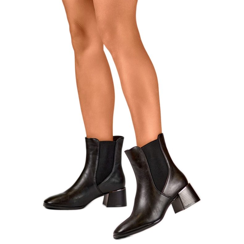 Botas Chelsea Modelo 9611B Negro