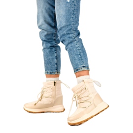 Botas de nieve Modelo 24-16321BE Beige