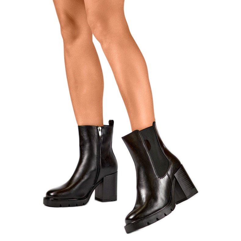 Botas Modelo 24-12495B Negras negro