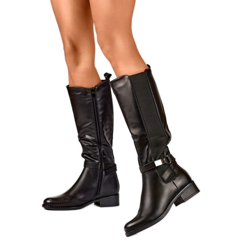 Botas Modelo JK-167B Negras negro