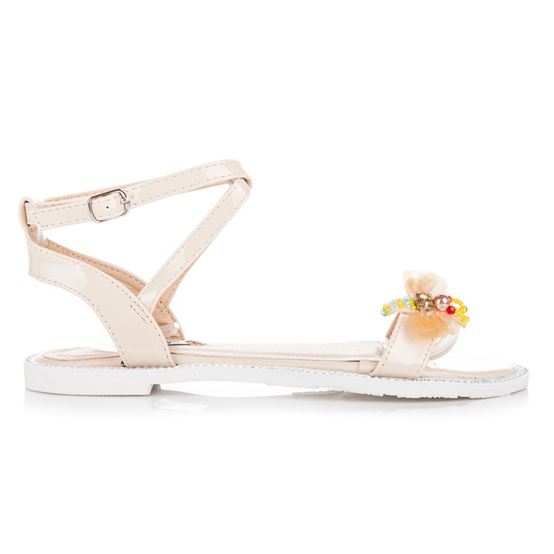 Vices Sandalias Lacadas Con Mariposa marrón