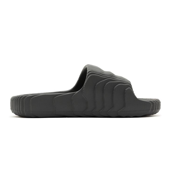 Chanclas Adidas Adilette 22 Grey Five para hombre, estilo de vida, de moda para el verano, negro (HP6522) gris