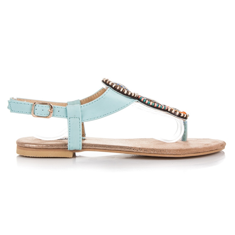 Vices Chanclas decorativas con hebilla azul Vices Chanclas decorativas con hebilla azul