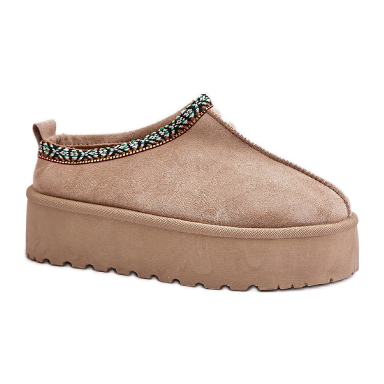 Modelo 877-1 Pantuflas beige