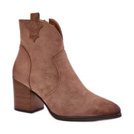 Vinceza 58345 Botas beige oscuro
