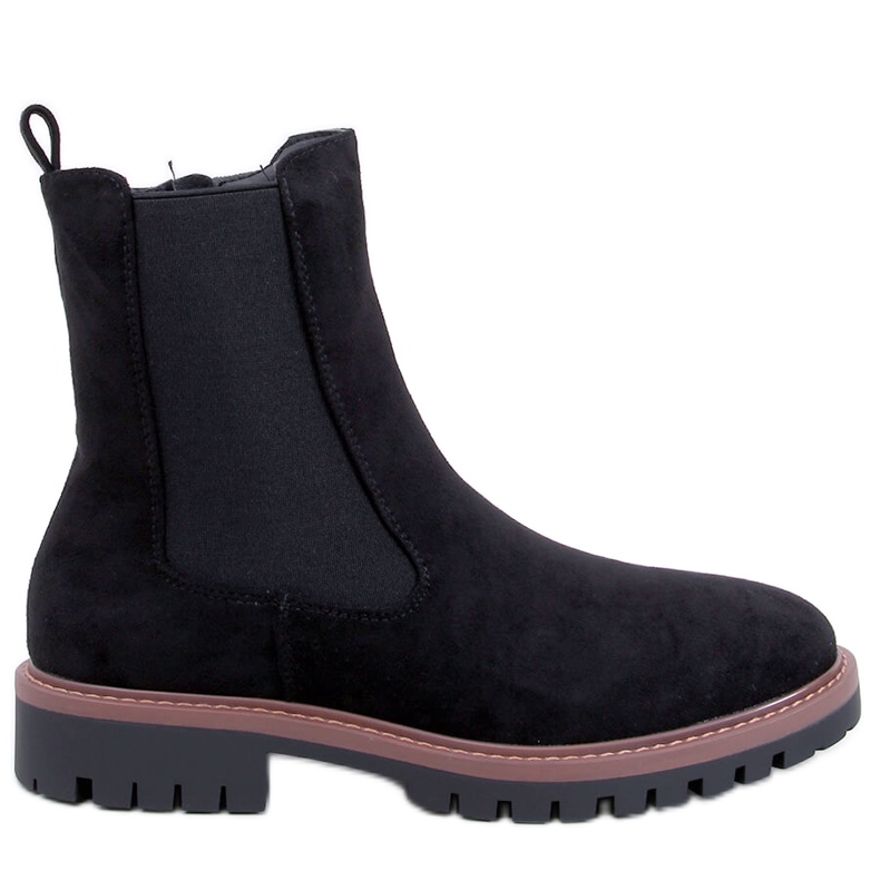 Botas Chelsea Fuqua de ante negro Botas Chelsea Fuqua de ante negro