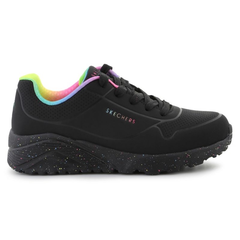 Zapatillas Skechers Uno Lite Rainbow Speckle 310456L-BKMT negro