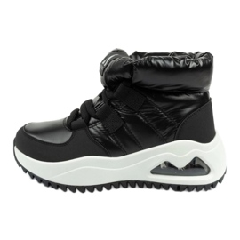 Botas de nieve Skechers Uno para mujer 177559/BLK negro