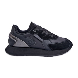 Zapatillas Hombre Piel Big Star OO174297 Hi-Poly System Negro