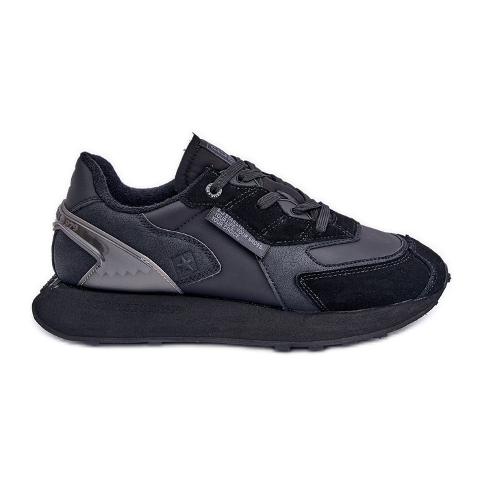 Zapatillas Hombre Piel Big Star OO174297 Hi-Poly System Negro