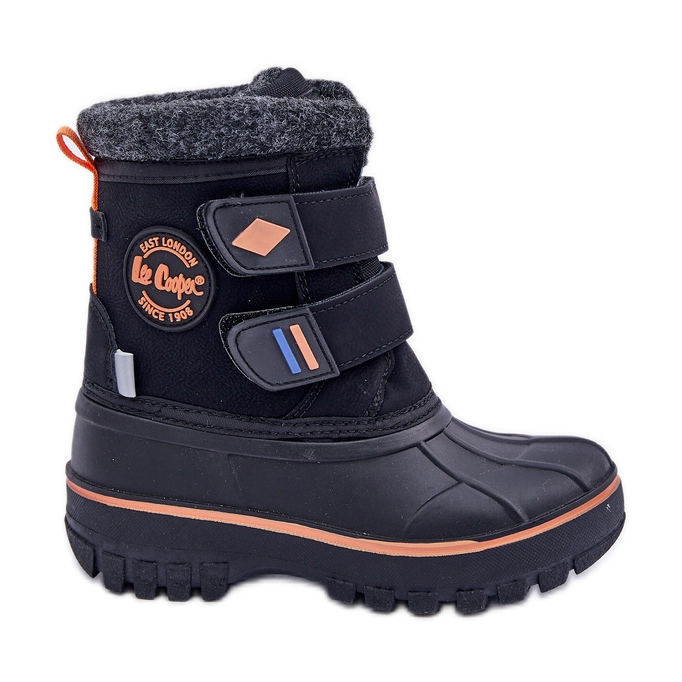 Botas de Nieve con Velcro para Niños Lee Cooper LCJ-24-44-2865K Negro