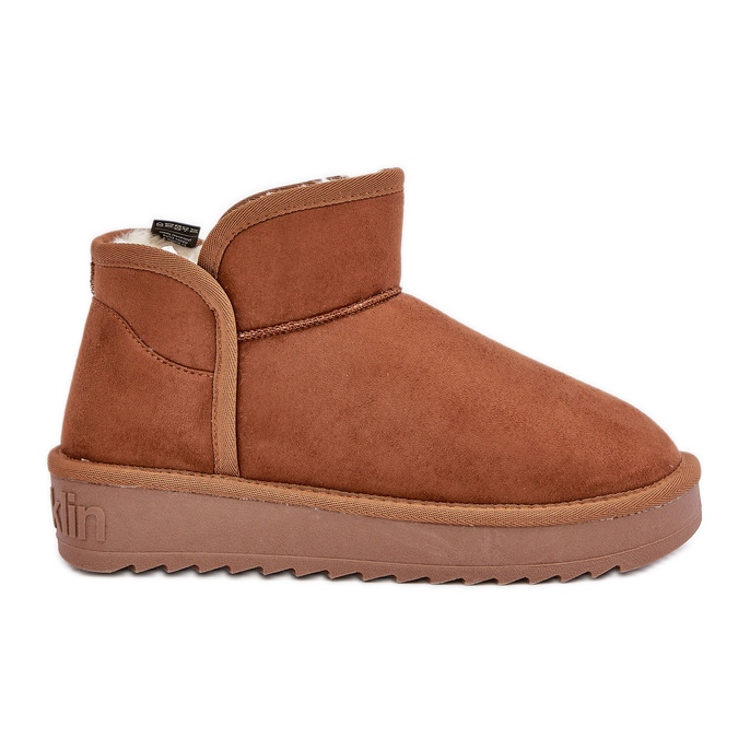 Botas de nieve con plataforma para mujer D.Franklin DFSH370010 Marrón