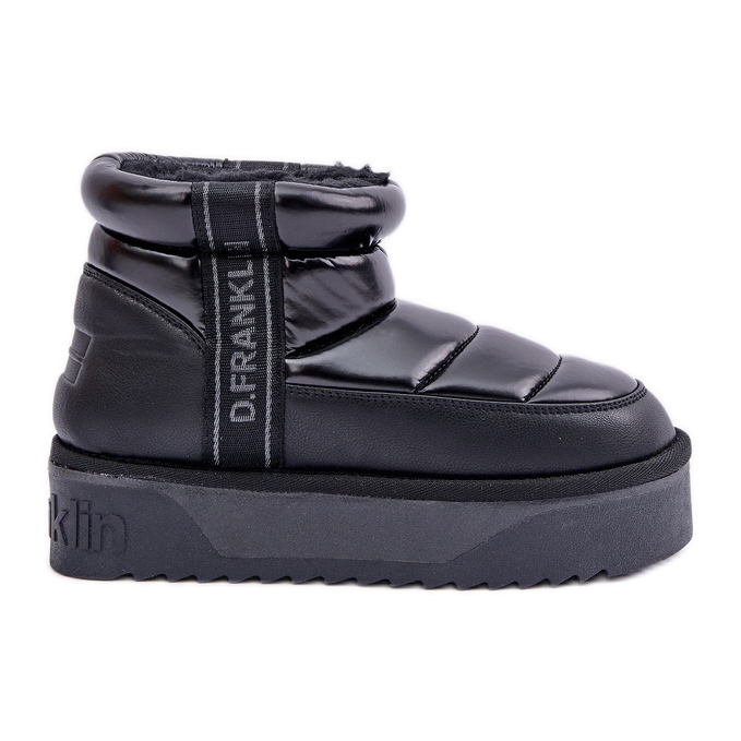 Botas de Nieve Bajas con Suela Gruesa D.Franklin DFSH371011 Negro