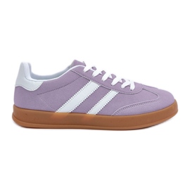 Zapatillas deportivas bajas para mujer, color morado púrpura