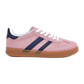 Zapatillas deportivas bajas para mujer, rosa rosado