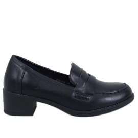Zapatos de tacón ancho negros
