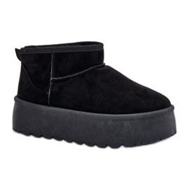 Botas de nieve forradas de pelo para mujer TL242, negro Botas de nieve forradas de pelo para mujer TL242, negro