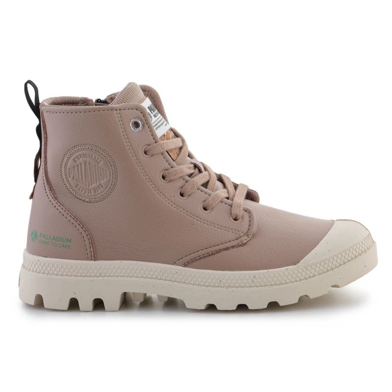 Palladium Pampa Hi Re-Vegn Zapatos de piel 74378-284-M beige