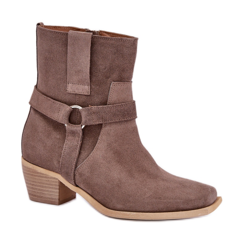 Botas sin aislamiento Zazoo 3444/2 marrón