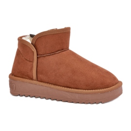 D.Franklin Botas de Nieve Mujer con Pelo DFSH370010 marrón
